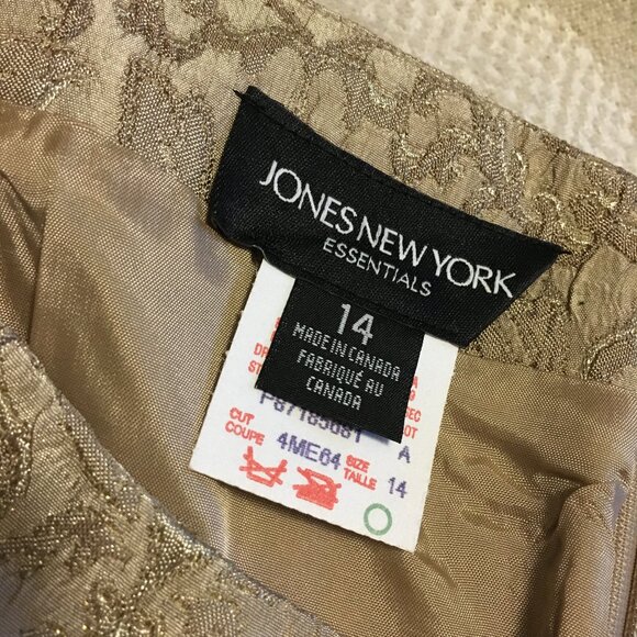 Vintage Jones New York Jacquard Damask Blazer and Skirt Set - Picture 11 of 16